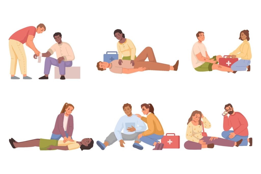 Fractures, heart attack, loss of consciousness, sharp abdominal pain, sudden loss of memory or orientation