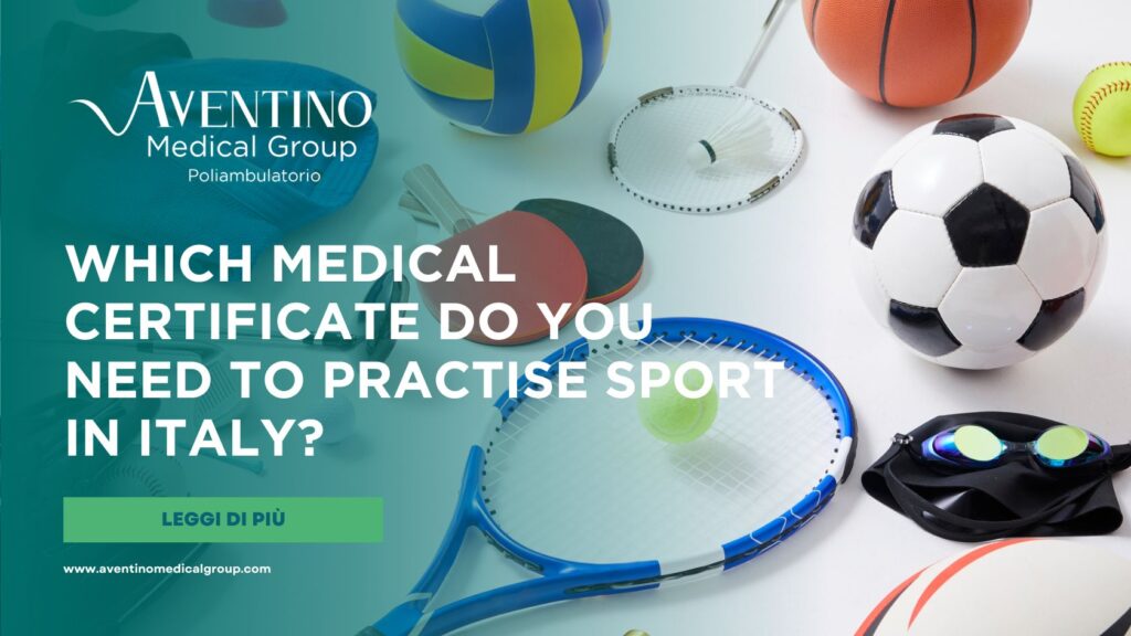 which medical certificate do yuo need to practise sport in Italy