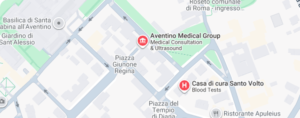 Aventino e Casa di cura Santo Volto maps